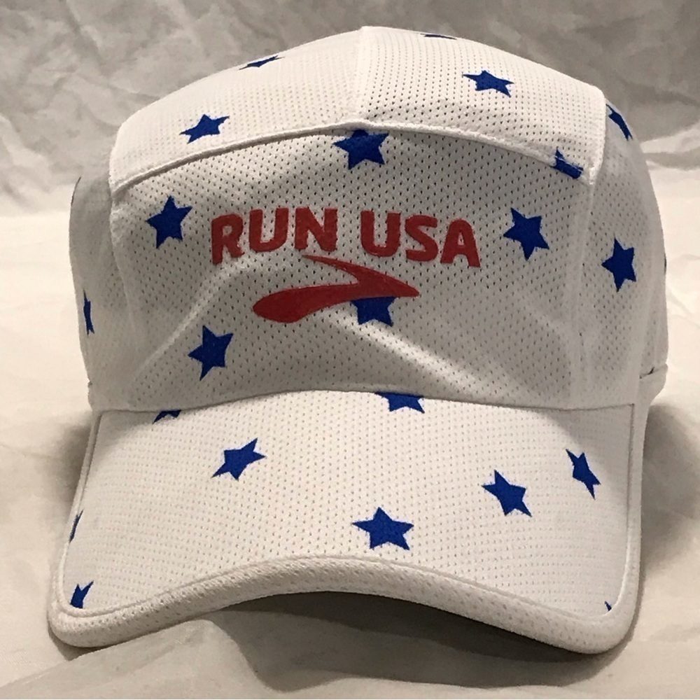 Run USA Adjustable Polyesther Runners Cap - Picture 2 of 13